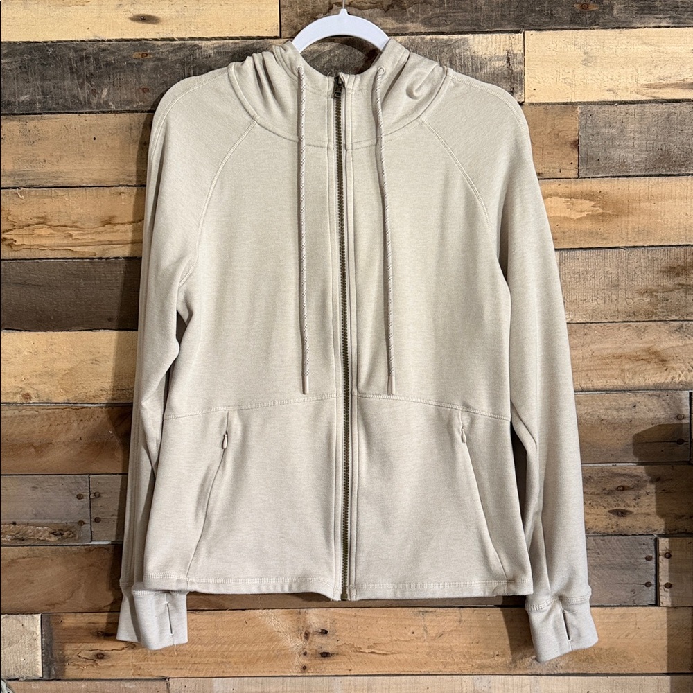 Avalanche Beige Pullover with Printed Logo